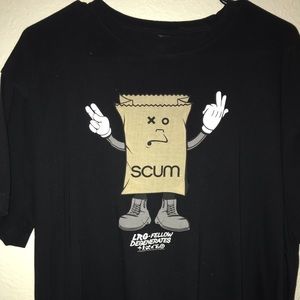 LRG Fellow Degenerates Scum Paper bag T-Shirt